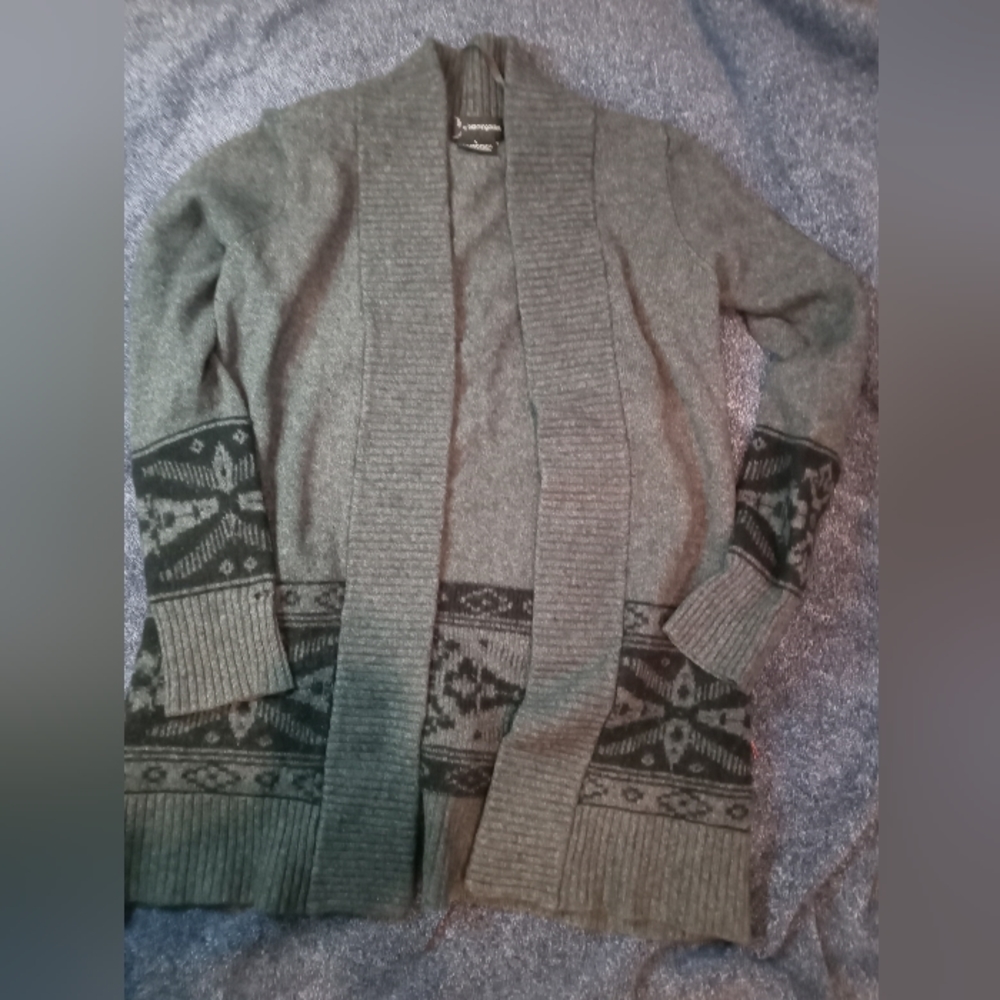Wool Cashmere Cardigan Sweater Duster